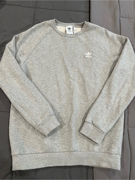 adidas Other - adidas Grey Trefoil Crewneck Sweatshirt